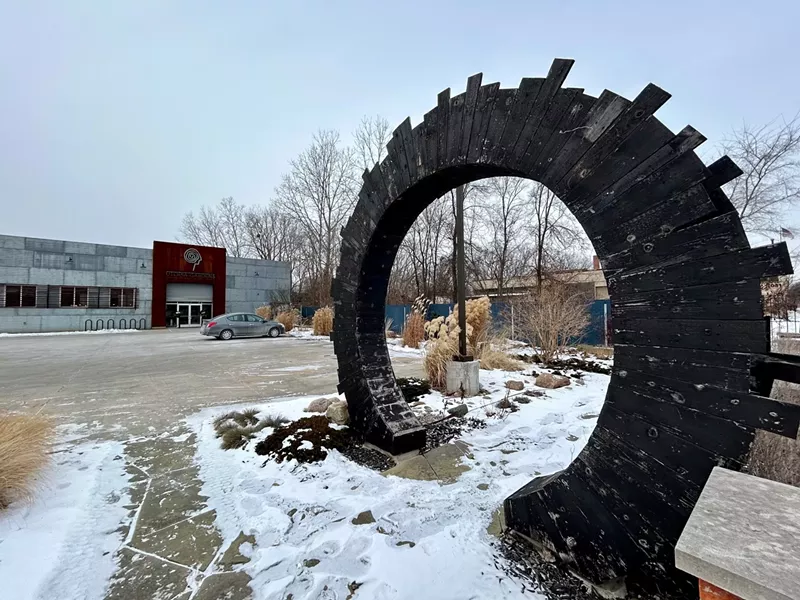 The entrance to Utopia Garden's Zen garden. - Steve Neavling