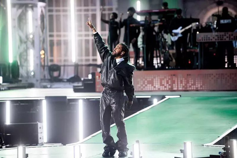 Big Sean performed at the star-studded gran reopening of Michigan Central in 2025. - Kahn Santori Davison