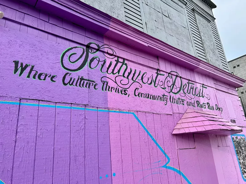 The motto on this building is, "Southwest Detroit, where culture thrives, community unites, and roots run deep." - Steve Neavling