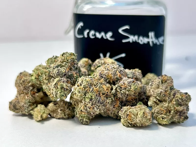 Creme Smoothie by Vanilla Sunshine is a sativa-leaning hybrid. - Steve Neavling