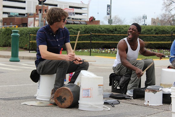 The street drummers who soundtrack downtown Detroit (2)