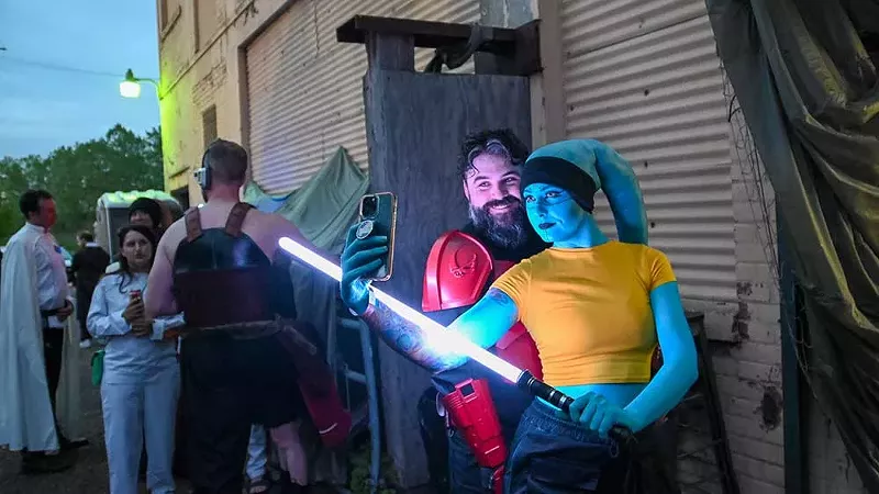 At Detroit's Space Dive, fans dream up and embody their very own Star Wars characters. - Mike Pfeiffer