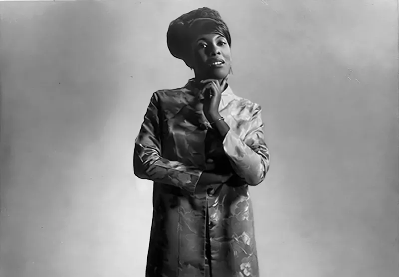 This is the only known photo of September Jones, a soul singer who’s still popular in the United Kingdom. - Courtesy of Piped Piper Productions/ Ace Records Ltd.
