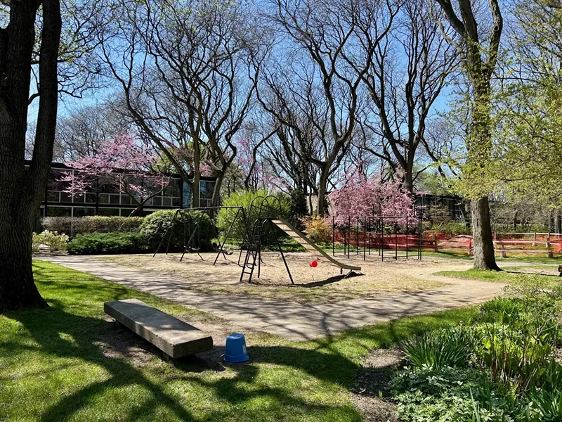 Lafayette Park in Detroit is a federally protected, 78-acre site that includes unique townhomes and high-rises, along with parks and green spaces with rare vegetation. - Steve Neavling