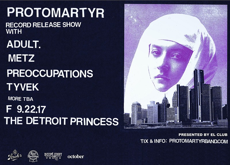 Protomartyr will play record release show on the Detroit Princess