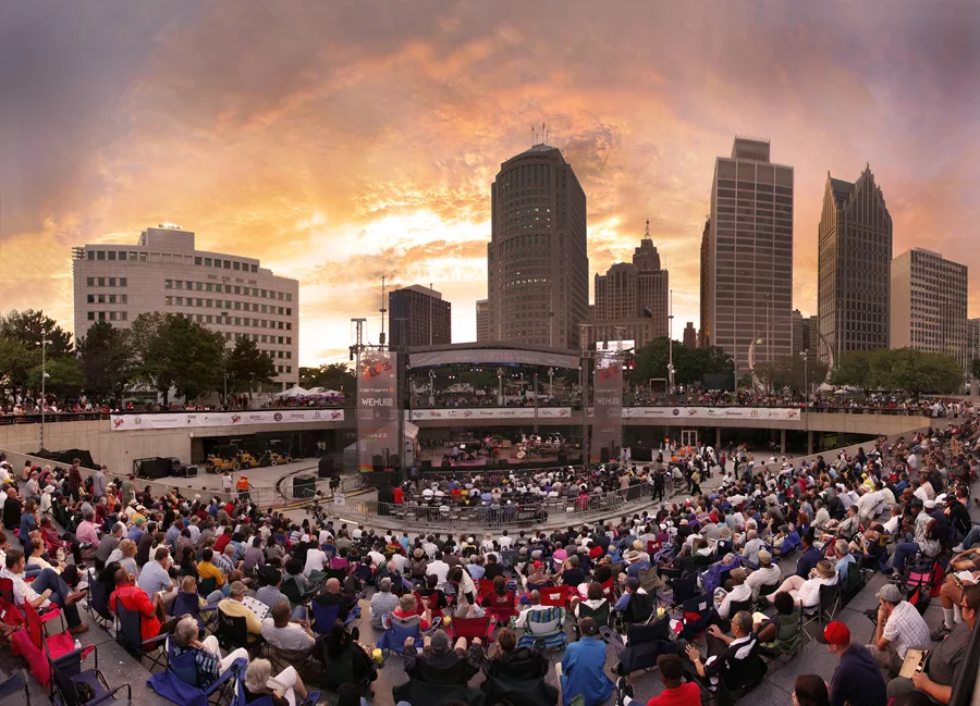 Detroit Jazz Festival. - Len Katz