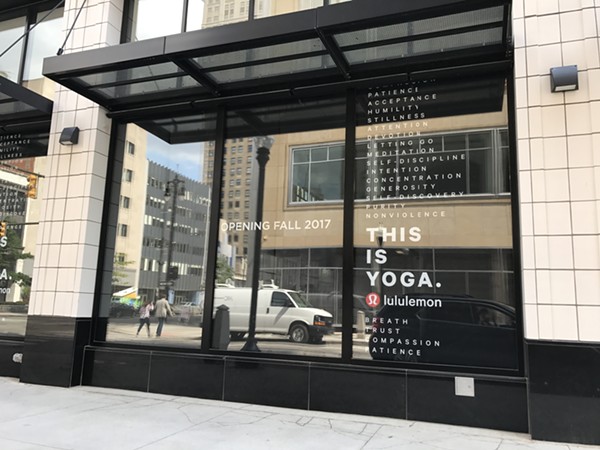 Downtown Detroit's Lululemon will open next Friday, company says