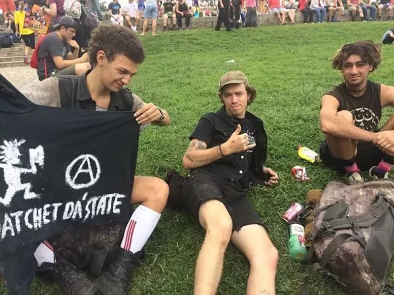 Wombat, Travis and Max - Photo by Daniel Hill