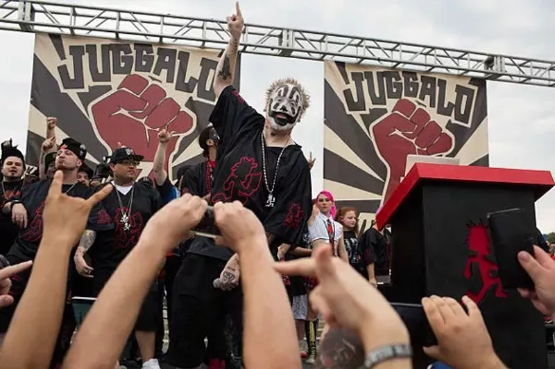 Violent J addresses the crowd. - Photo by Daniel Shular