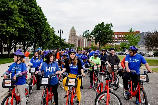 Bikers in Detroit. - Facebook