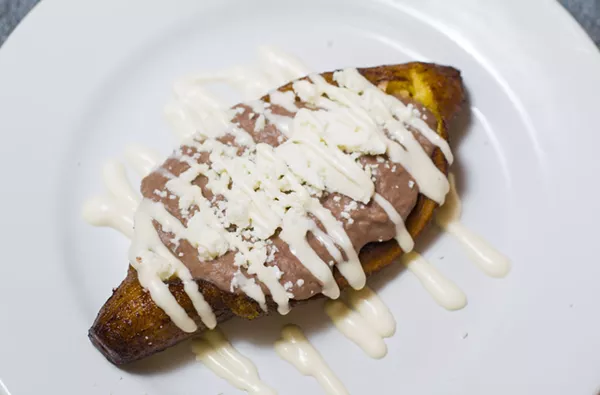 Platano rito relleno at Antonio's - Tom Perkins