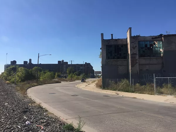 St. Aubin and Clay streets, near the location of the most recent Oct. 8 abduction in Hamtramck. - VIOLET IKONOMOVA