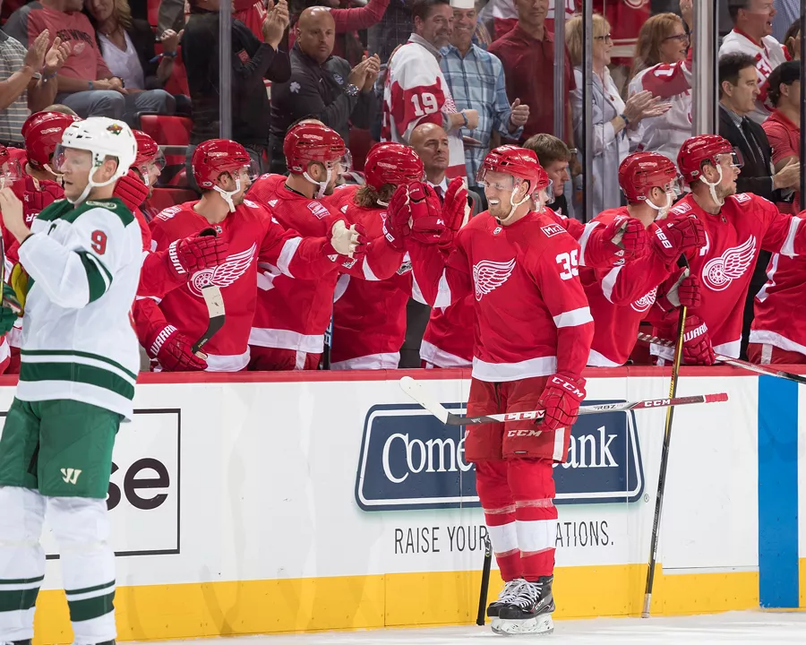 Anthony Mantha. - Courtesy of the Detroit Red Wings