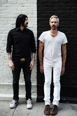 Jesse F. Keeler and Sebastien Grainger of the band Death From Above. - LINDSEY BYRNES