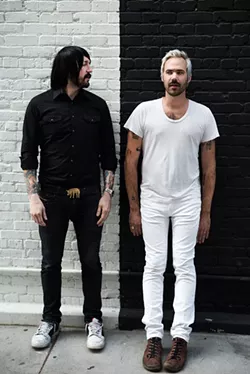 Jesse F. Keeler and Sebastien Grainger of the band Death From Above. - Lindsey Byrnes