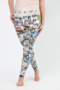 You can now pimp your city by wearing these Detroit-themed leggings