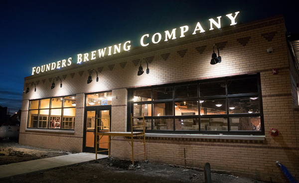 Founder's Brewing Co. opens its Cass Corridor brew pub next week