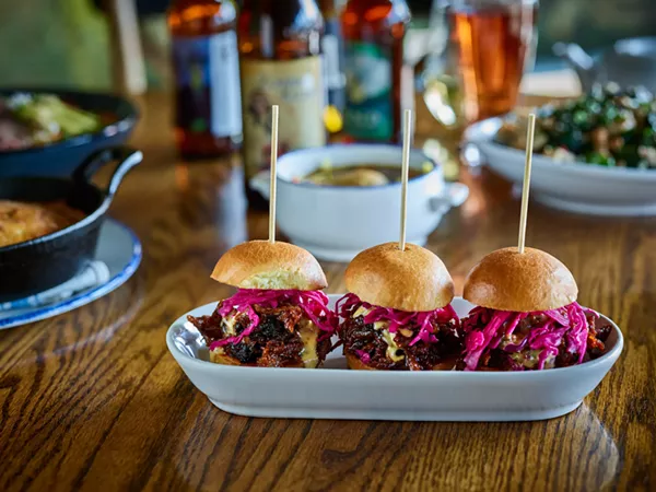 Smoked brisket sliders. - Courtesy photo