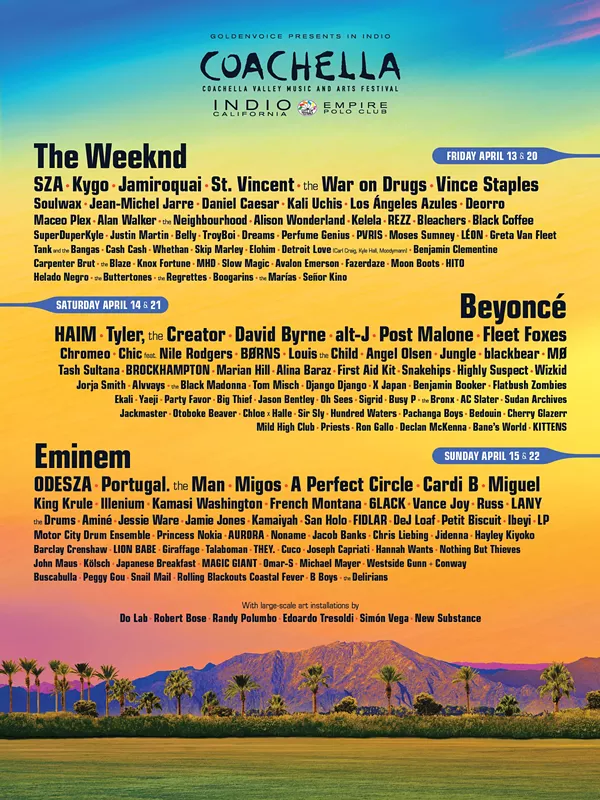 Jack White and Eminem announced as festival headliners — feels like 2003