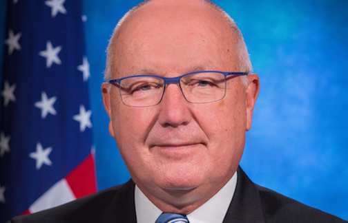 Michigan right-winger Pete Hoekstra has loved shooting his mouth off with tall tales about the deeds of Muslim extremists. That's catching up with him this week in his native Netherlands. - Photo courtesy United States Department of State