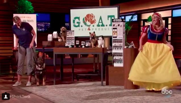 The "Shark Tank" episode featuring G.O.A.T. Pet Products aired on Sunday, Jan. 14 on ABC. - Photo via Instagram, goatpetproducts.