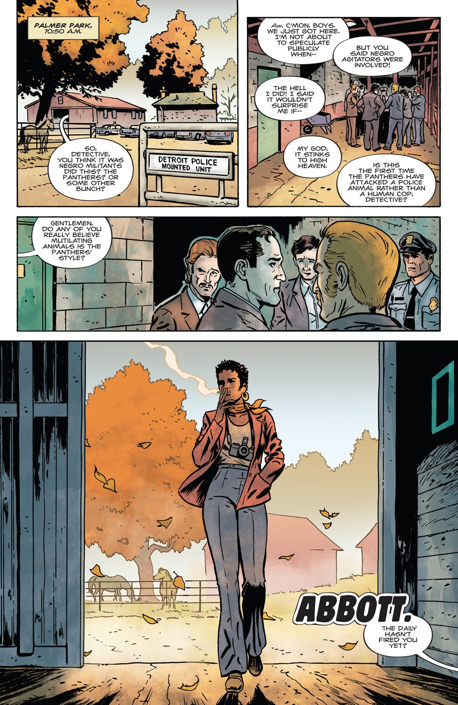 A first look at Abbott, Saladin Ahmed's new comic book set in 1970s Detroit