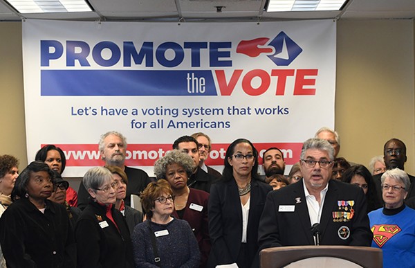 A broad coalition including the ACLU of Michigan, the League of Women Voters, the state and Detroit branches of the NAACP, and others launched a campaign Monday to bring comprehensive election reform to Michigan through a ballot initiative. - COURTESY PHOTO