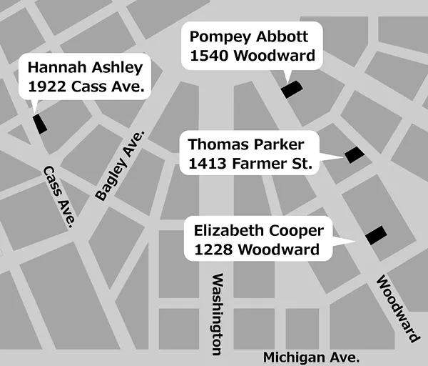 The story of how four black Detroiters became property owners after the Great Fire of 1805