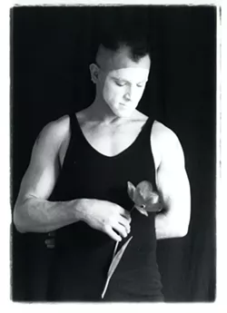 Portrait of the artist as a young mime (1990). - Rick Bielaczyc