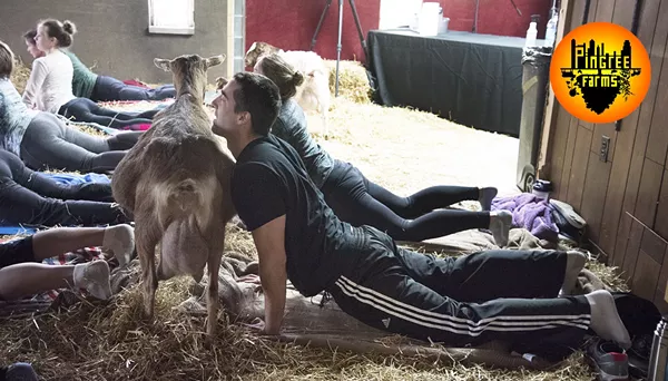 Goat yoga returns to Detroit