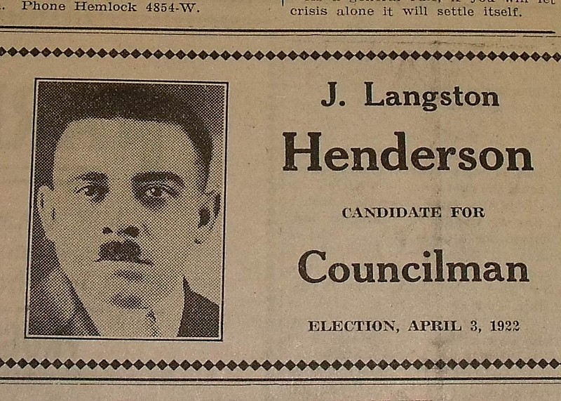 As soon as it incorporated as a city in 1922, Hamtramck had an African American, Dr. James Henderson, on its city council. - COLLECTION OF GREG KOWALSKI