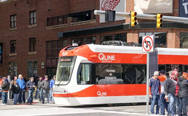 Detroit's QLine streetcar.