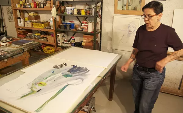 Monica Molinaro in her studio.