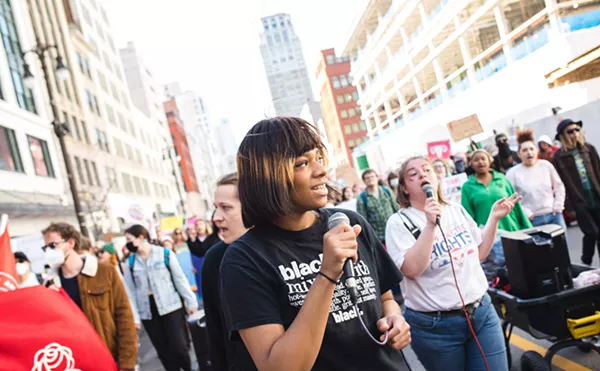 Everyone we saw marching for reproductive rights in Detroit on Saturday