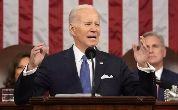 President Joe Biden speaks during his 2023 State of the Union address.