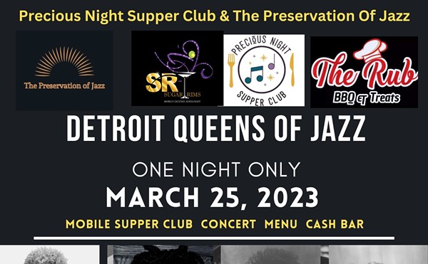 The Preservation of Jazz & Precious  Nights  Supper Club  Presents Detroit Queen of Jazz ft. Sky Covington, Kymberli Wright,  Jiana Hunter & Sheila Landis
