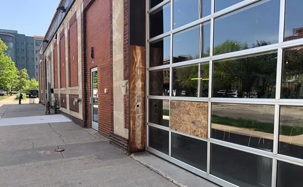 A MOCAD window was shattered, but luckily no art has been reported stolen so far.