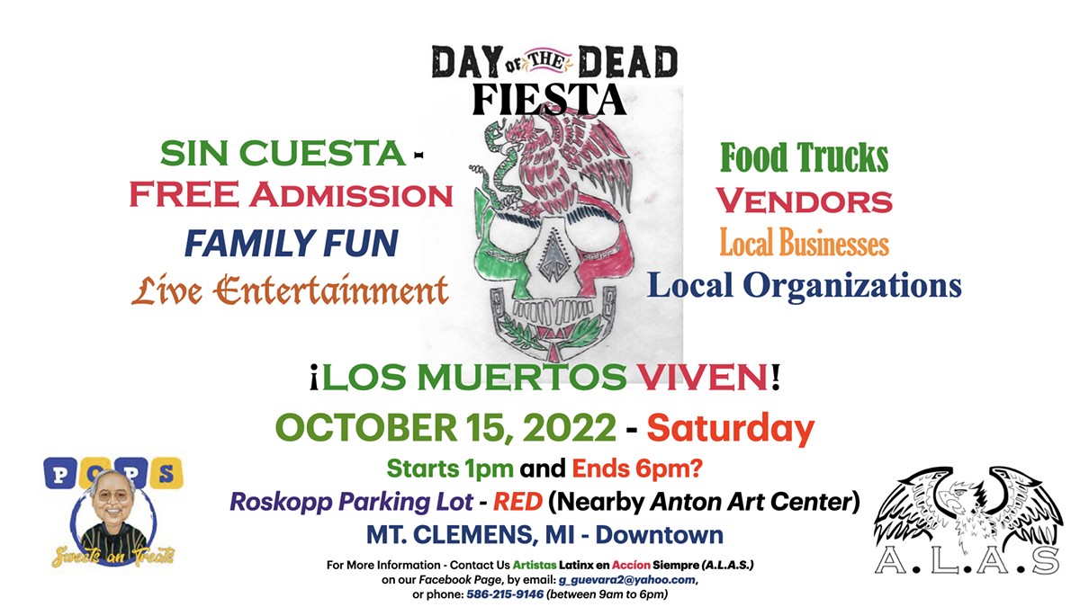 Day of the Dead Fiesta: LOS MUERTOS VIVEN
