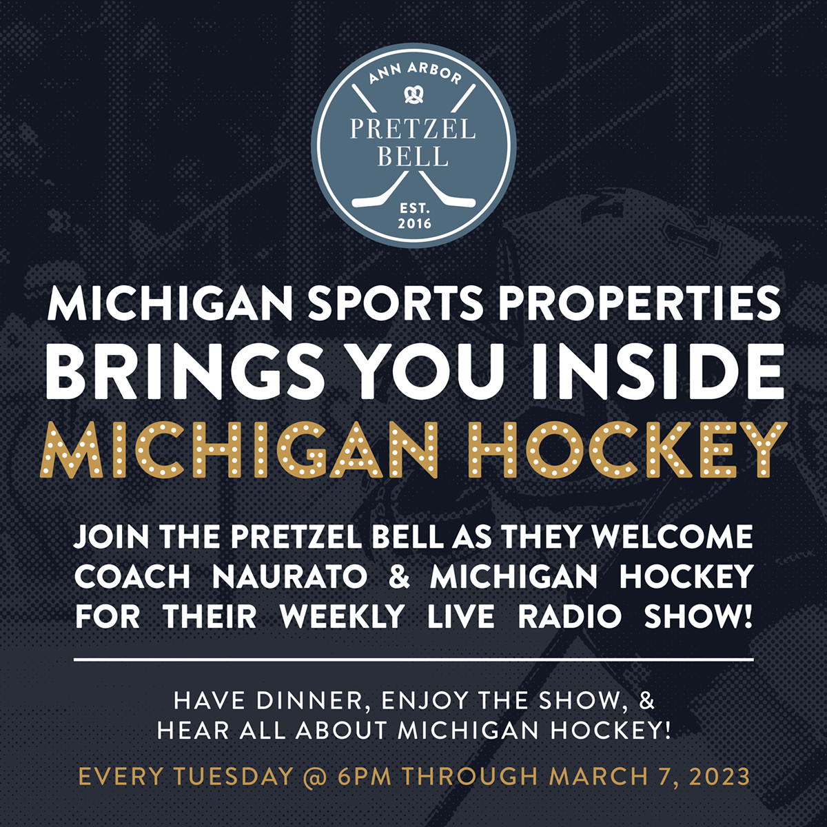 Michigan Hockey @ The Pretzel Bell