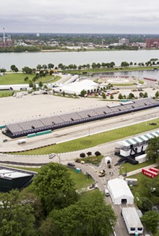 Park or race track? Belle Isle pictured in May 26, 2017.