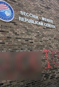 'Fuck ICE': Michigan GOP headquarters targeted with graffiti