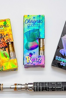 Counterfeit cannabis vaping products.