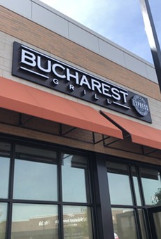 The forthcoming Bucharest Grill at Woodward Corners in Royal Oak.