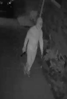 Surveillance footage of the suspect.