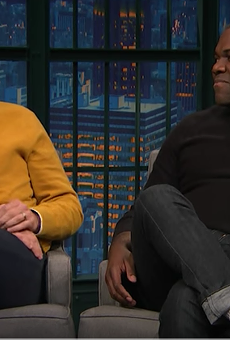 VIDEO: The stars of 'Detroiters' discuss TV ads, metro Detroit vs. Detroit, and Outback Steakhouse with Seth Meyers