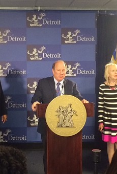 Detroit Mayor Mike Duggan announces proposal that would require all Detroit landlords bring their buildings up to code.