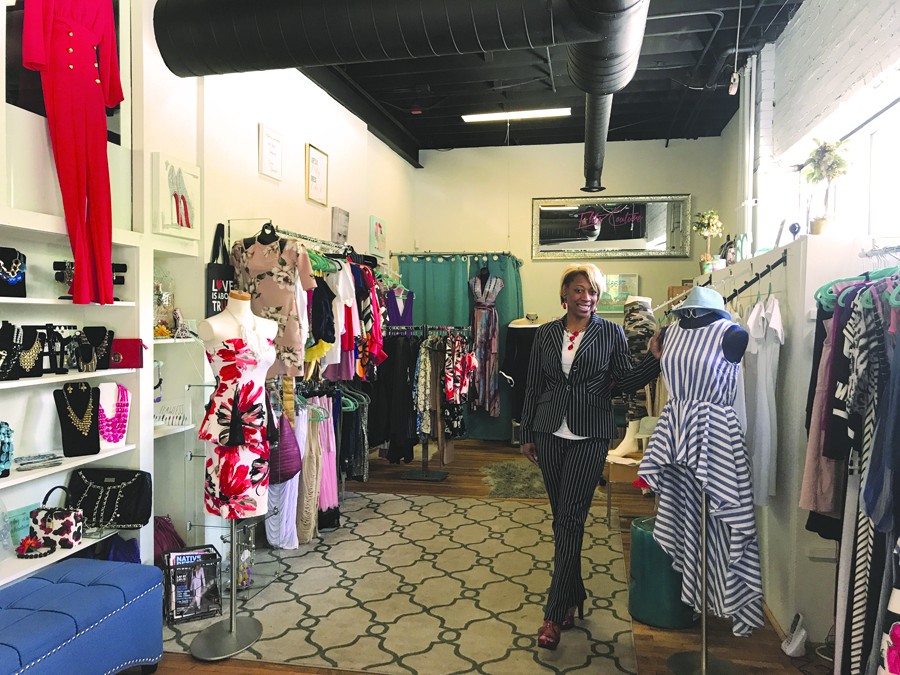 LaKeisha Solomon hand-selects each item sold at her Midtown boutique.