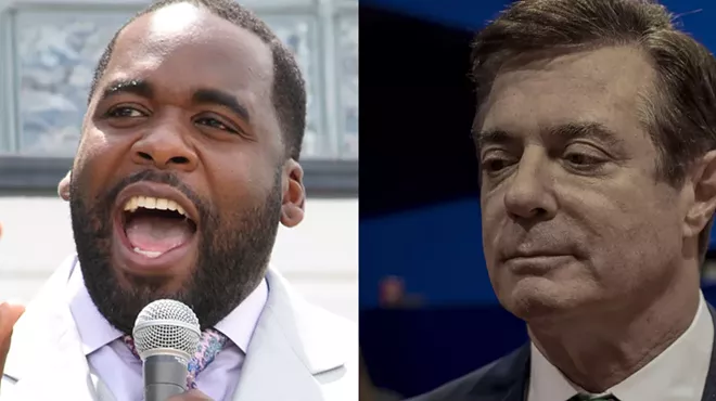 Former Detroit Mayor Kwame Kilpatrick and former Trump campaign manager Paul Manafort.