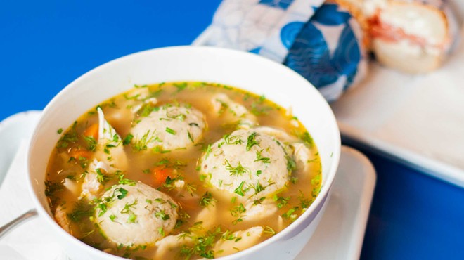 Core City’s Detroit Institute of Bagels has added a new matzo-ball soup to its menu.