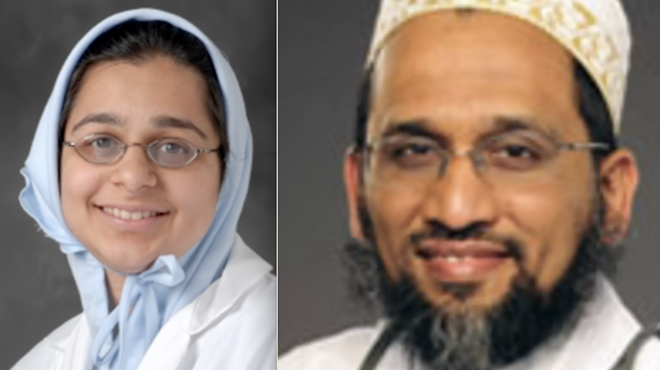Dr. Jumana Nagarwala (left) and Dr. Fakhruddin Attar (right) along with Attar's wife, are accused of female genital mutilation.